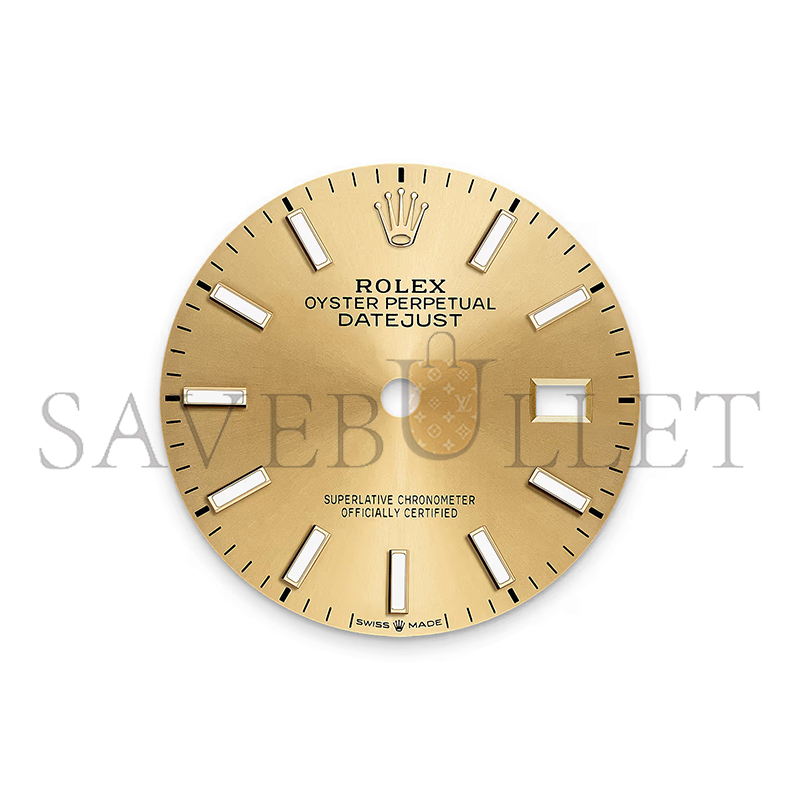 R01ex datejust 36 oyster, 36 mm, oystersteel and yellow gold m126203-0015